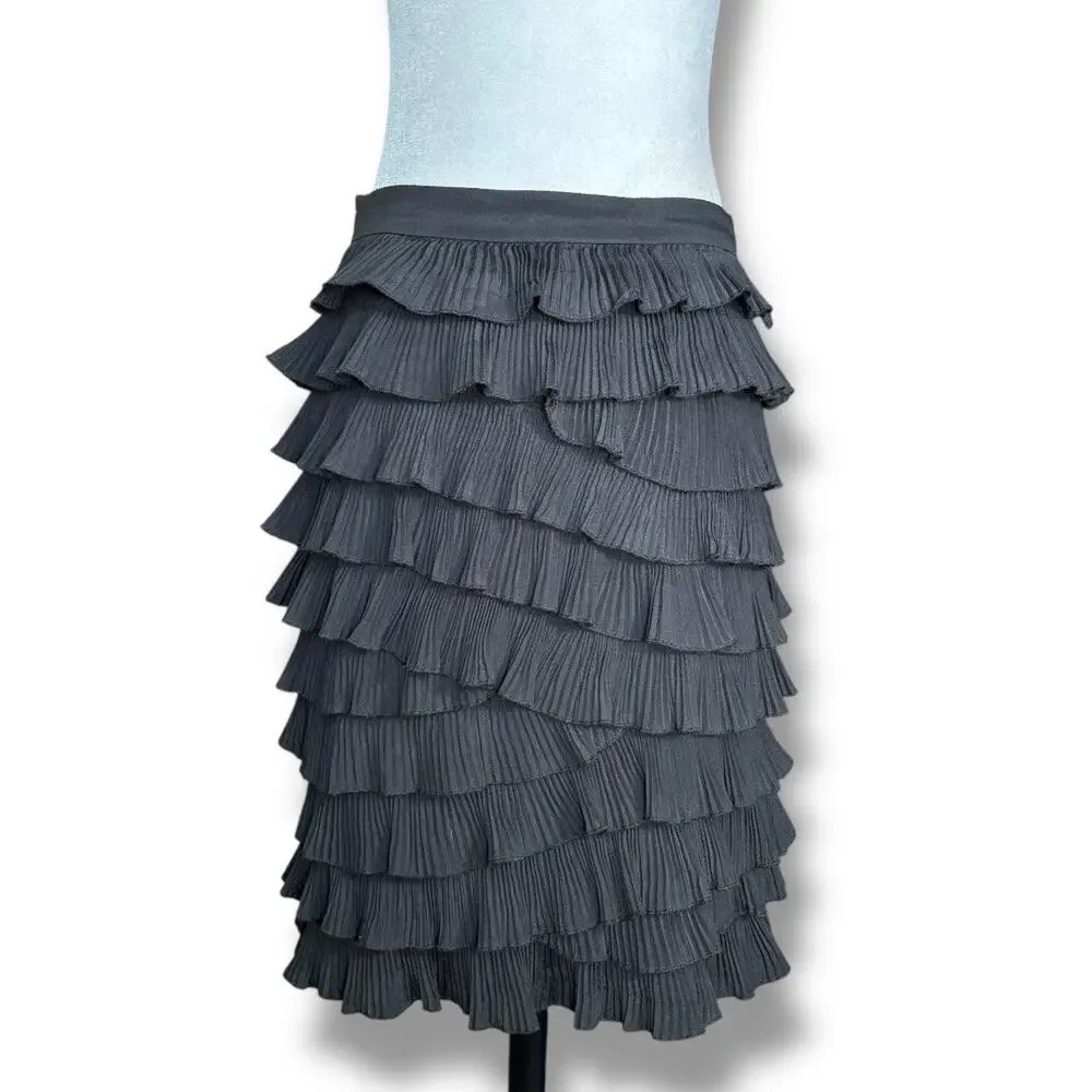 Gracia black pleated